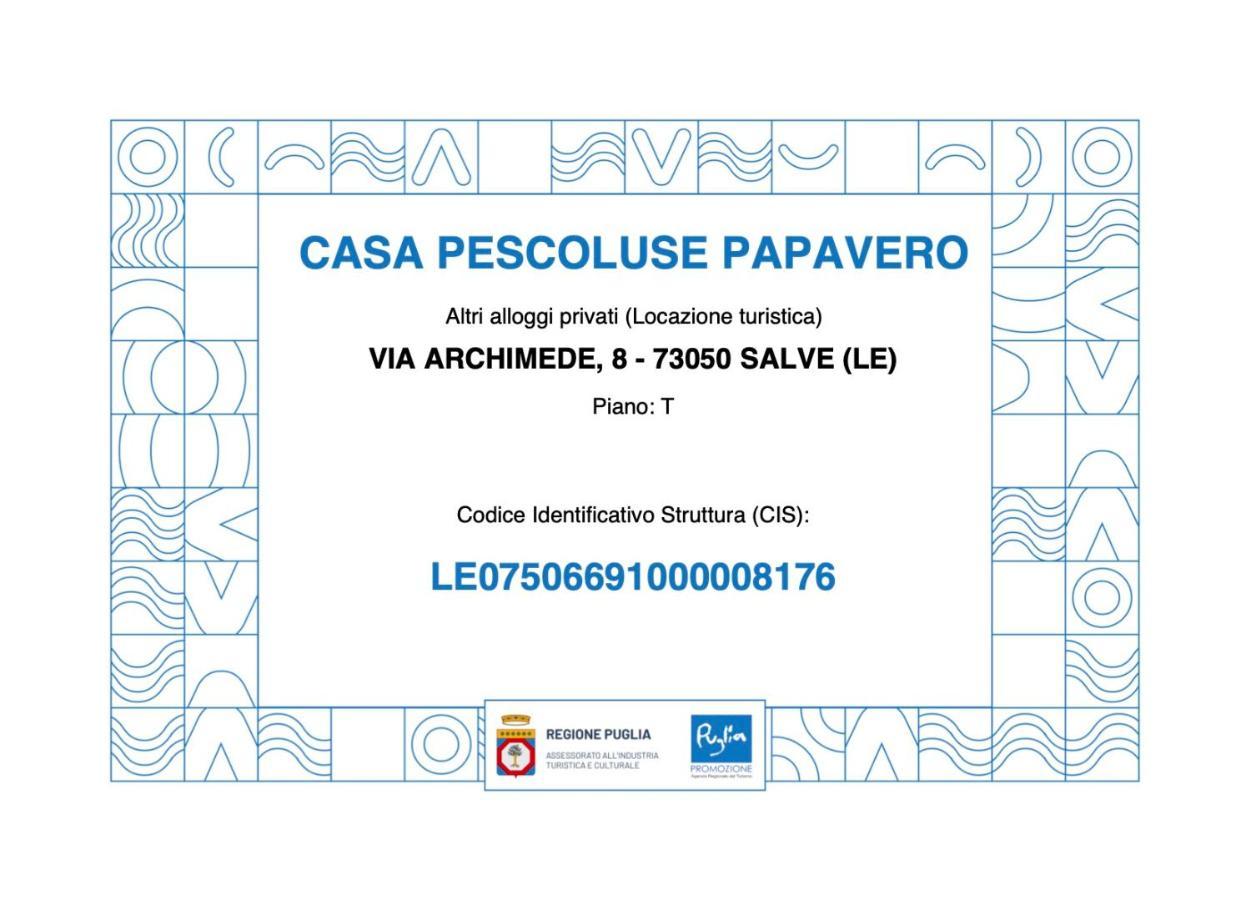Апартаменты Casa Pescoluse 50M Dal Mare Марина-ди-Песколузе Экстерьер фото